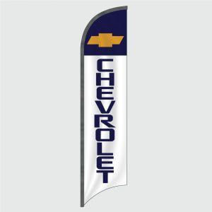 Franchise Feather Flag - Chevrolet - Blue