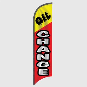 Oil Change Feather Flag