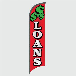 Loans Red Feather Flag
