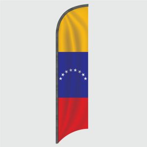 Venezuela Feather Flag