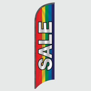 Sale Rainbow Feather Flag