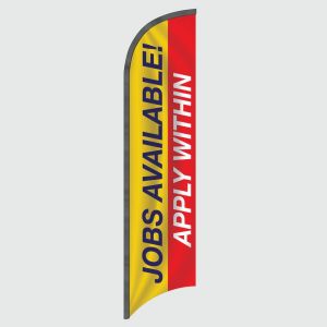Jobs Available Feather Flag
