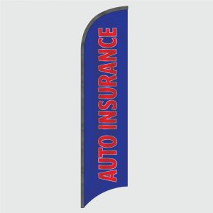 Auto Insurance Feather Flag
