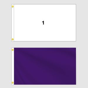 Custom 1-Color Solid Horizontal Flag