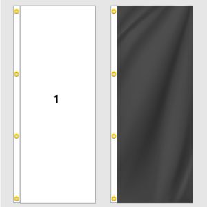 Custom 1-Color Vertical Flag