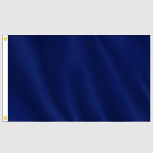Navy Blue Solid Color Horizontal Flag