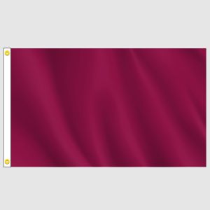 Burgundy Solid Color Horizontal Flag