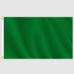 Hunter Green Solid Color Horizontal Flag