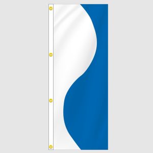 White, Blue Vertical Flag