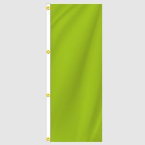 Lime Green Solid Color Vertical Flag