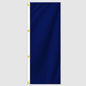 Navy Blue Solid Color Vertical Flag