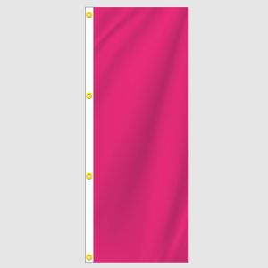 Pink Solid Color Vertical Flag