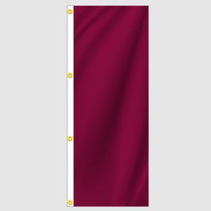 Burgundy Solid Color Vertical Flag