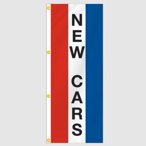 New Cars Message Vertical Flag