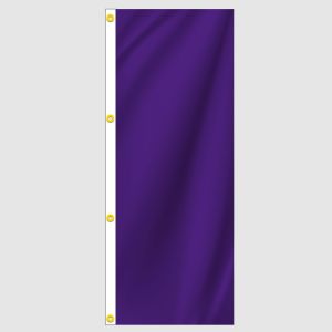 Purple Solid Color Vertical Flag
