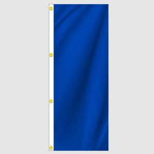 Royal Blue Solid Color Vertical Flag