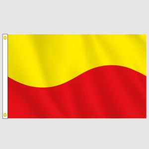 Yellow, Red Horizontal Flag