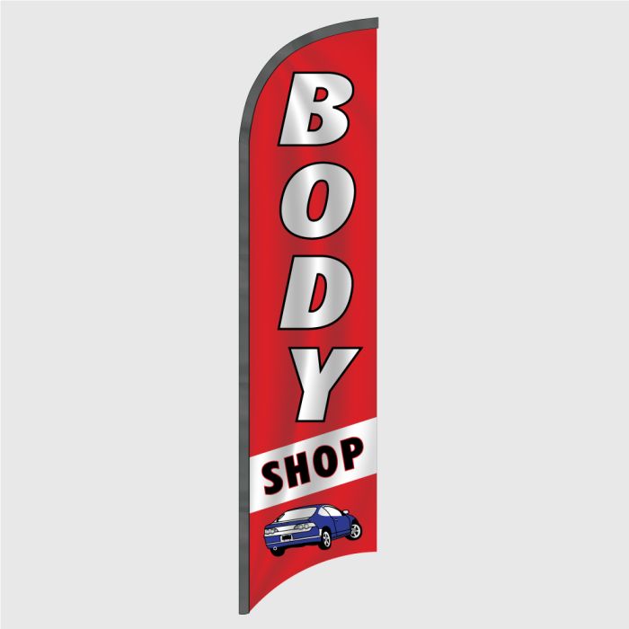 Body Shop Feather Flag