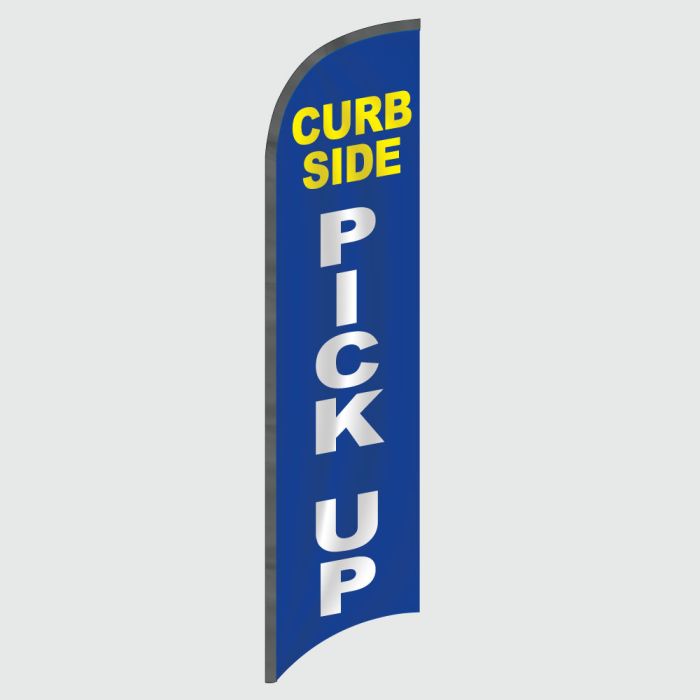 Curbside Pick Up Feather Flag