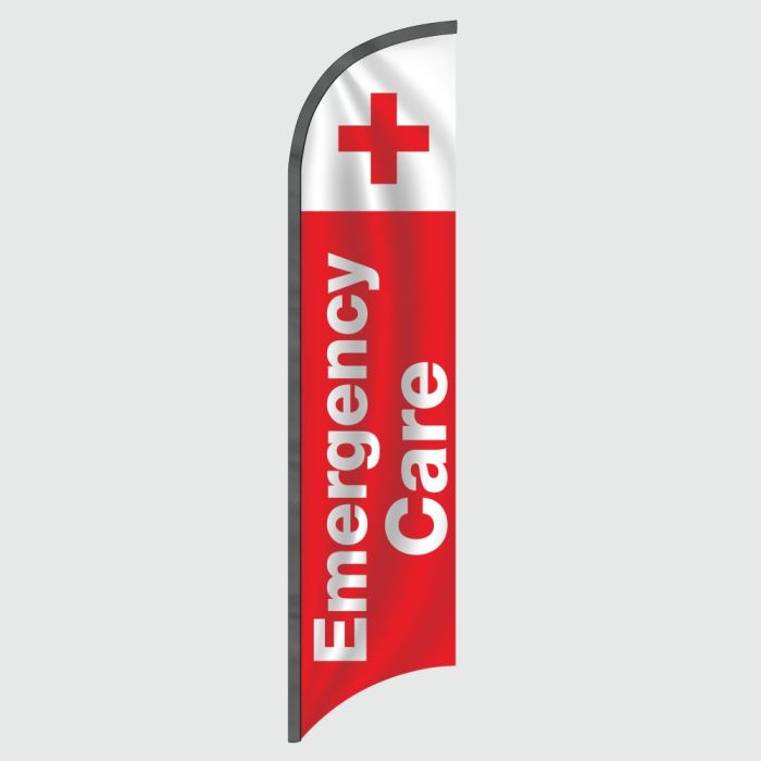 Emergency Care Feather Flag