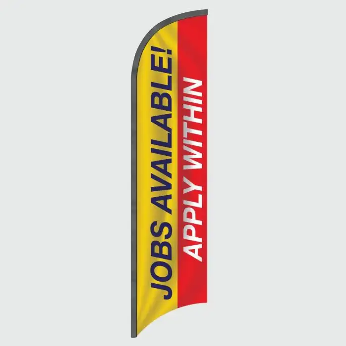 Jobs Available Feather Flag