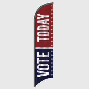 Vote Today Feather Flag