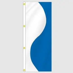 White, Blue Vertical Flag