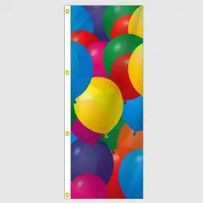 Colorful Balloons Vertical Flag